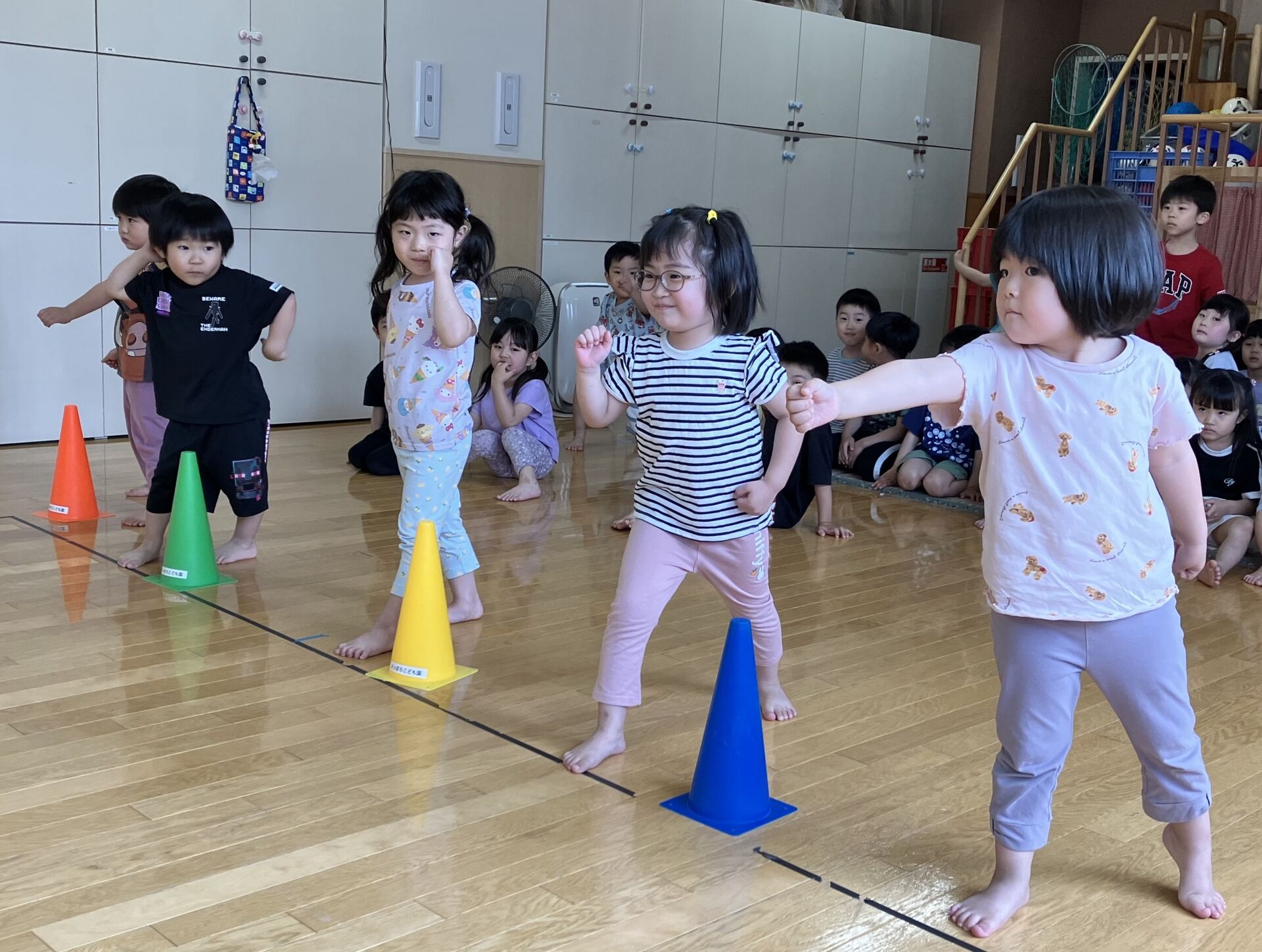 運動会の練習