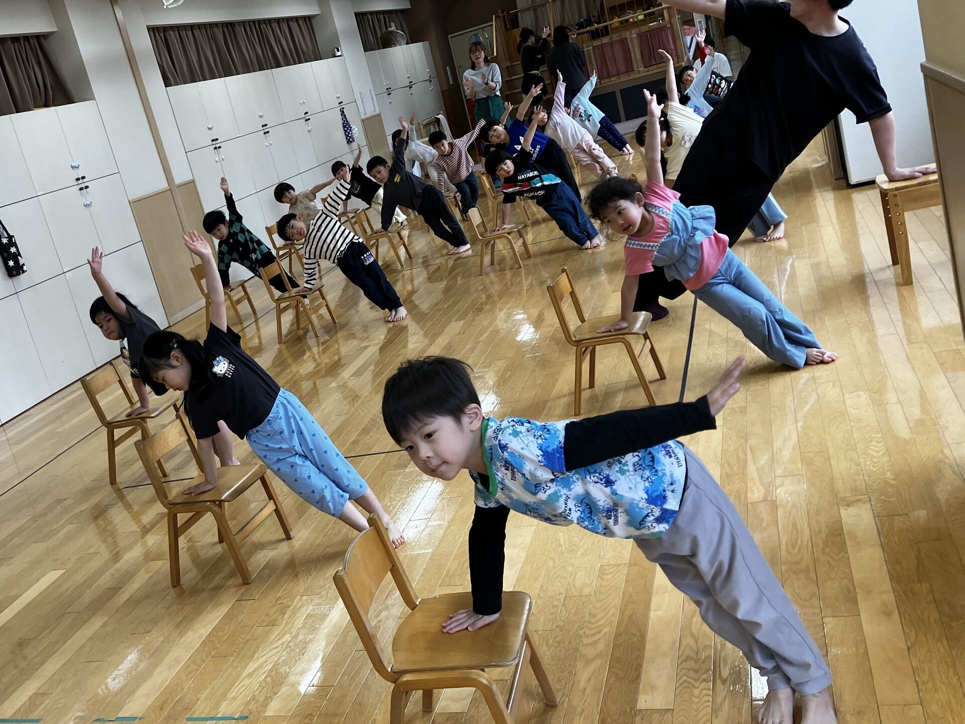 運動会の練習